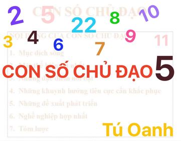 Thần số học số 5: Con số chủ đạo của sự yêu thương, yêu tự do, có óc nghệ thuật