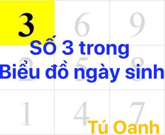 SỐ 3 TRONG BIỂU ĐỒ NGÀY SINH