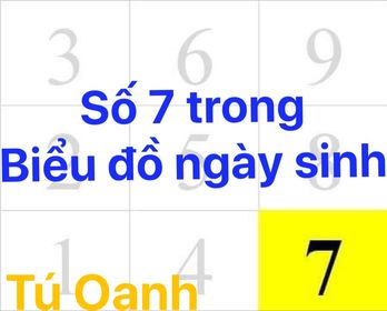 SỐ 7 TRONG BIỂU ĐỒ NGÀY SINH