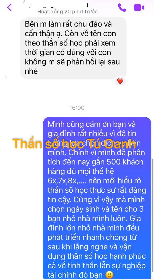 Đặt tên con gái theo thần số học pitago