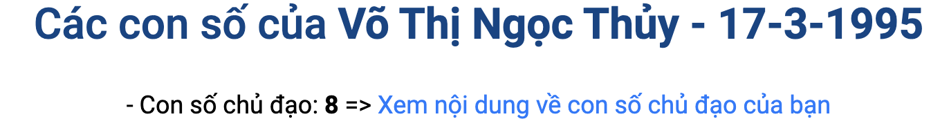 Tra cứu thần số học số 8